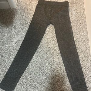 Muk Luks fleece lined leggings